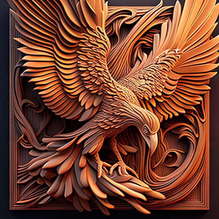 3D model phoenix (STL)